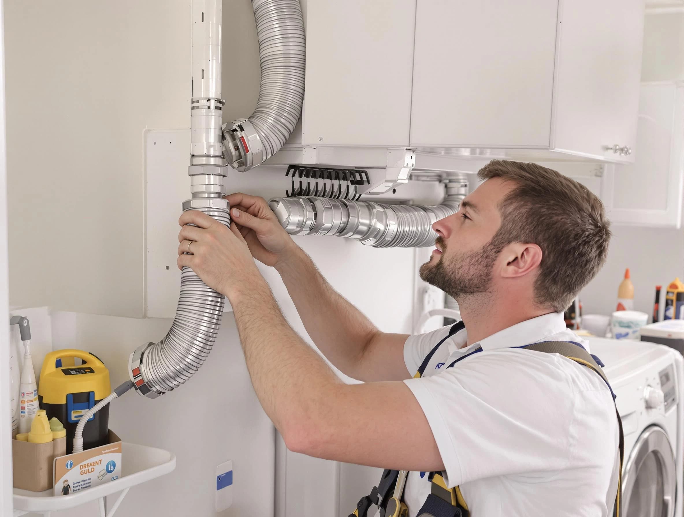 Professional dryer vent repair and installation by Conyers Dryer Vent Cleaning in Conyers