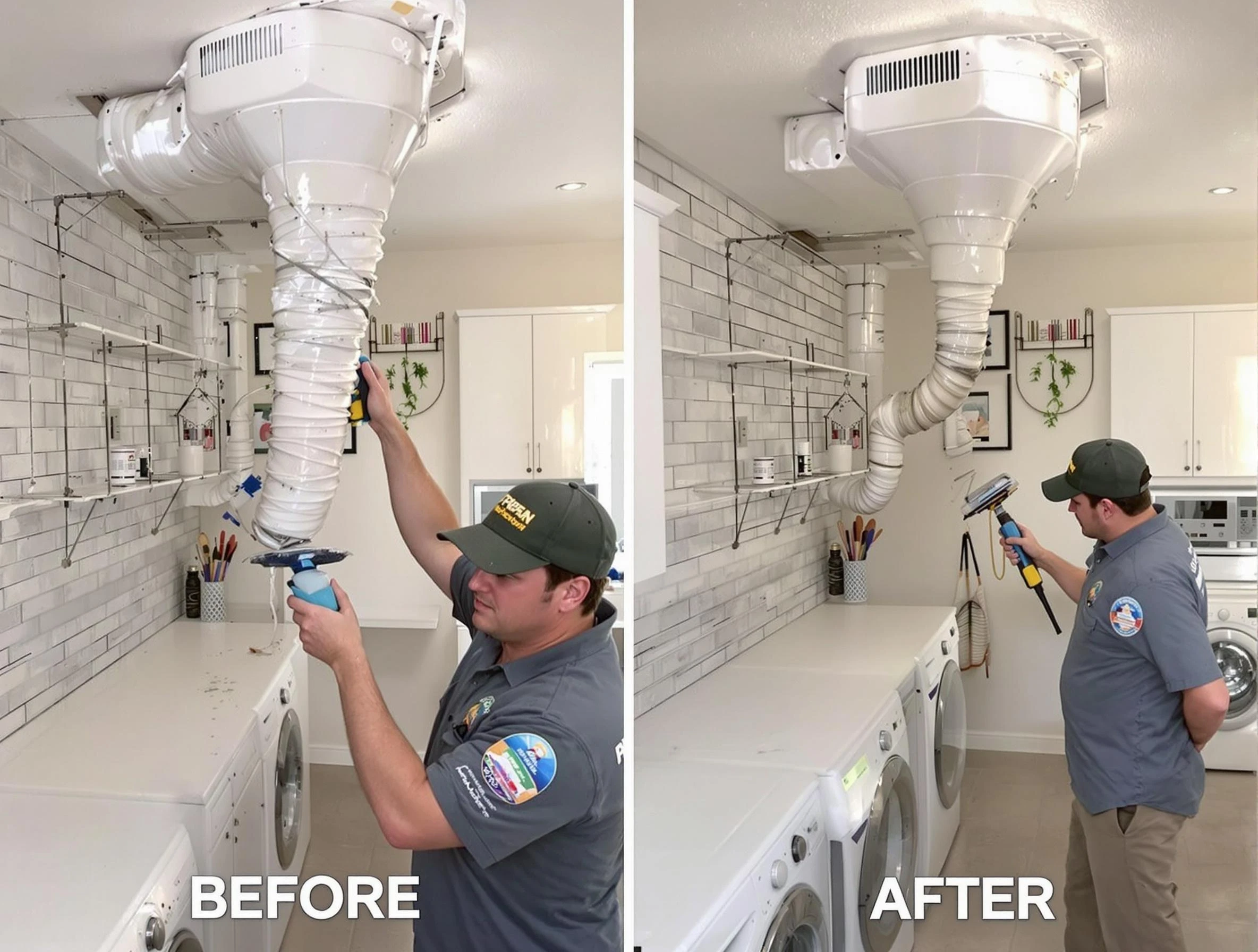 Professional dryer exhaust vent cleaning by Conyers Dryer Vent Cleaning in Conyers