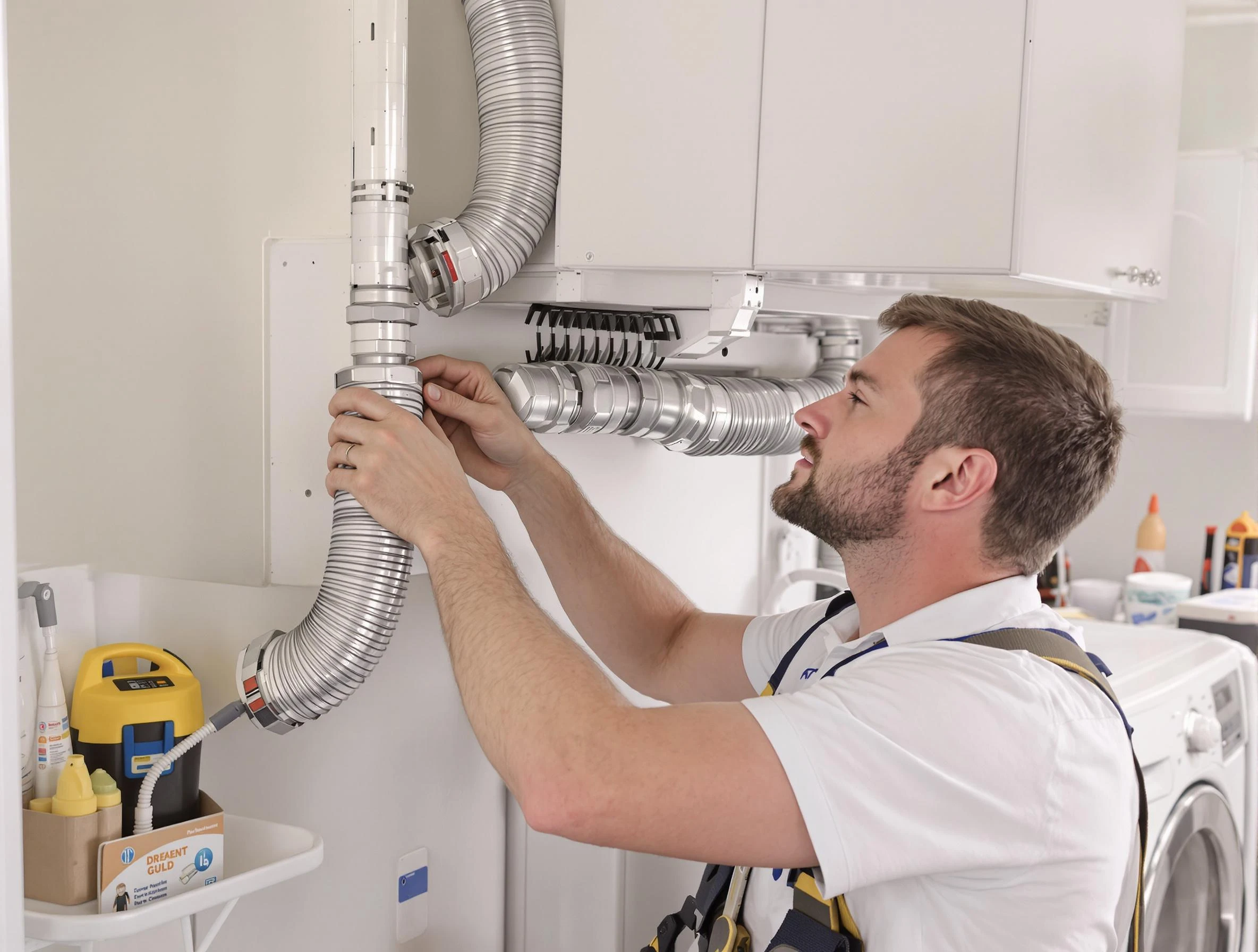Professional dryer vent repair and installation by Conyers Dryer Vent Cleaning in Conyers